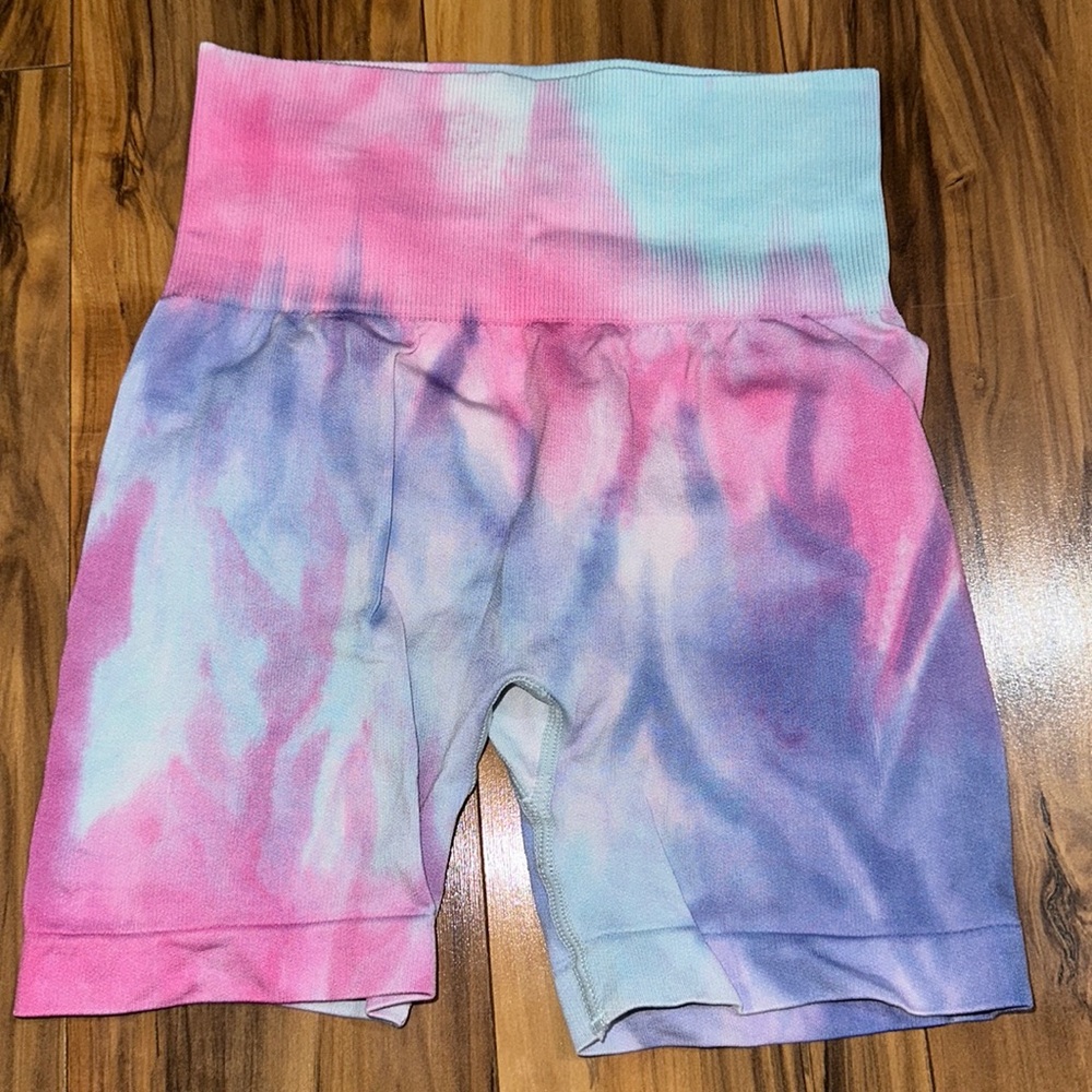 Tie dye shorts